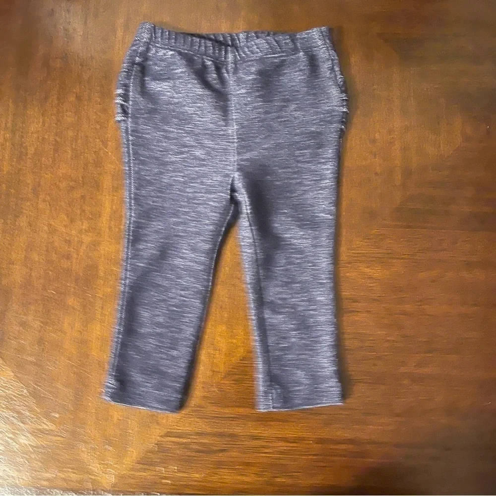 Old Navy | Ruffle Bottom Blue Leggings | 6-12 mo